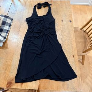 Tommy Bahama Black Clara Halter Dress